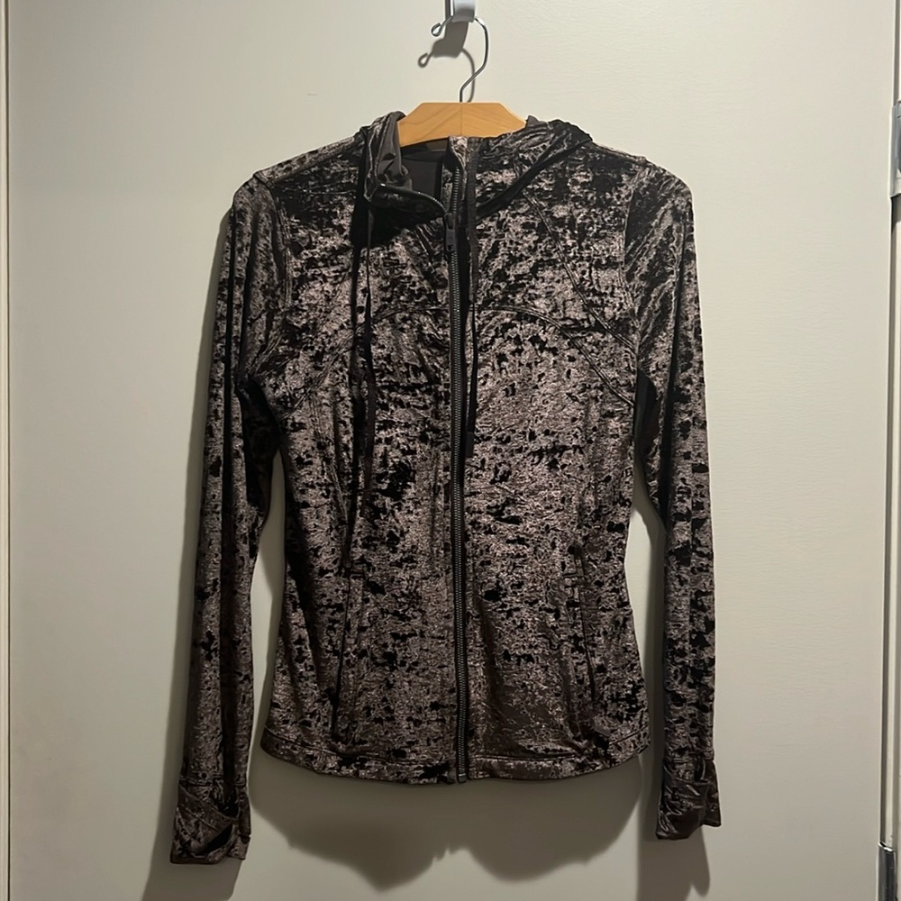 lululemon athletica Charcoal Velvet Jacket